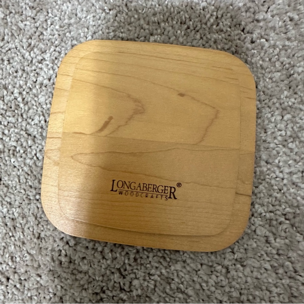 Longaberger Mini Miniature Cake Basket Lid